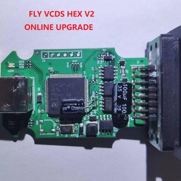 FLY VCDS-HEX V2 with stm32f429 online coding and update