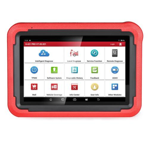 Launch X431 PROS V5.0 with DBSCAR7 Bluetooth adapter